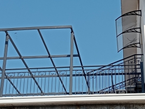Copertura in ferro lavorato